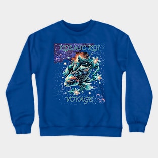 Abstract Koi Fish Crewneck Sweatshirt